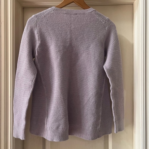 Madewell light pink riverside texture sweater. Size Small, relaxed fit. - Picture 3 of 10